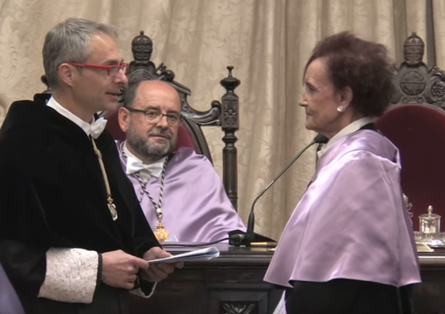 Acto de investidura como doctora honoris causa de Rocío Fernández-Ballesteros García